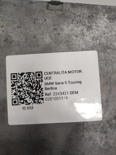 0281001119 boîtier moteur - , uce