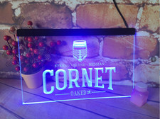 Enseigne lumineuse néon LED logo bière belge Cornet pour bar club pub cadeau ...