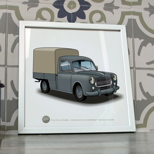 Poster peugeot 403 pick - peugeot,