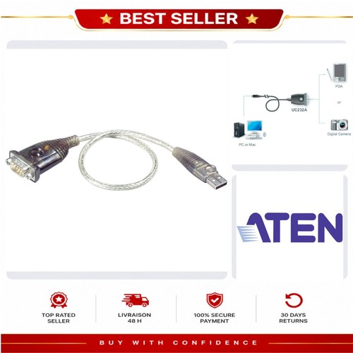 Adaptateur usb 232 aten - adaptateur,