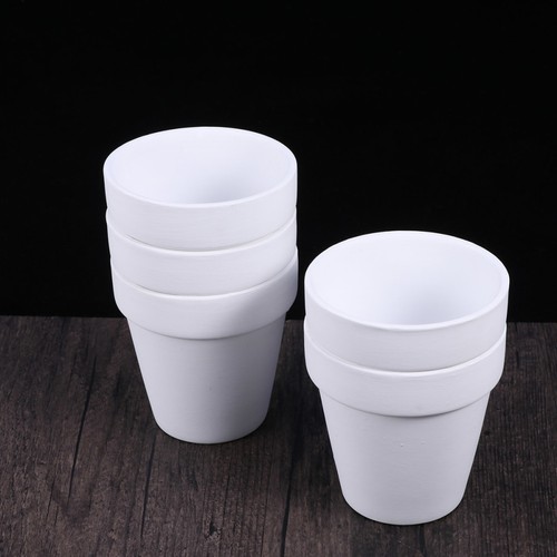 Pcs pot fleurs blanc - 10,