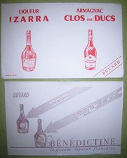 Buvard alcool liqueur