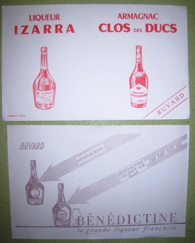 Buvard alcool liqueur