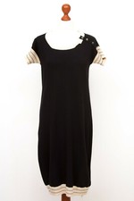 Robe tunique noire manches