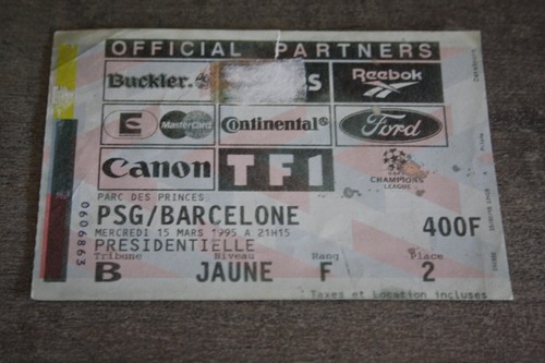 Ticket psg barcelona - psg,