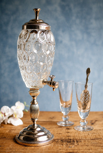 Vintage french pressed glass - french,