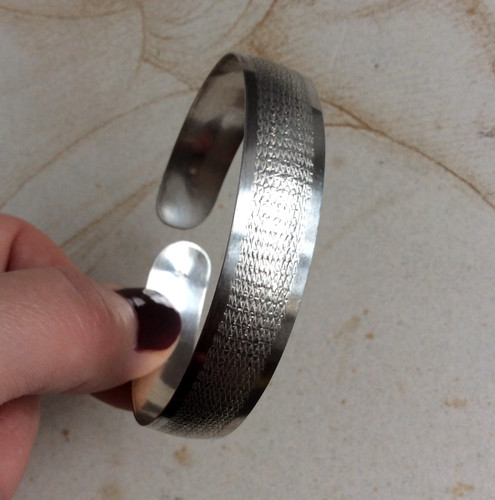 Bracelet manchette argent - bracelet,