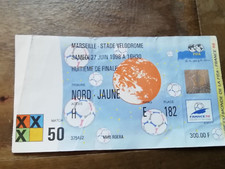 Billet Place Coupe Du Monde 98.  Italie Norvège. 8 Ème De Finale .Marseille