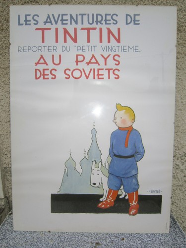 Affiche tintin les - les, de