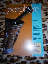 Revue Porphyre, préparateur