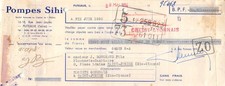 1950 POMPES SIHI A PUTEAUX -