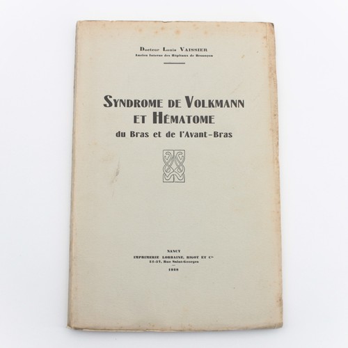 Syndrome volkmann hématome - syndrome, et