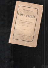 livre ancien dressage au chien
