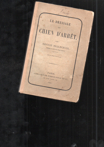 Livre ancien dressage - livre, au
