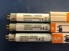 1X OSRAM Lampes Fluorescentes LUMILUX DE LUX Blanc Chaud L 6W/8W/13W 930 T5 TUBE