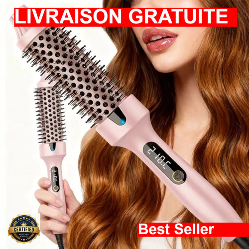 Brosse lissante chauffante - brosse,