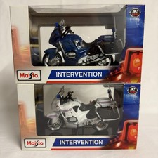 Lot De 2 Motos Police Et Gendarmerie Maisto 1/18