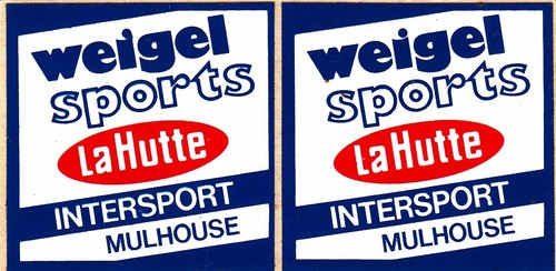Autocollant intersport la - intersport,