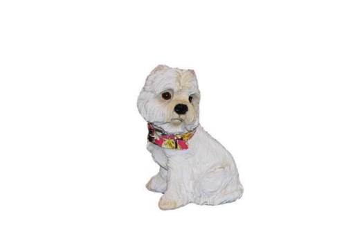 Statuette résine chien - statuette,