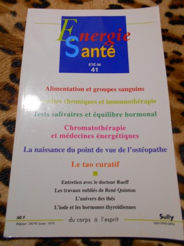 Revue energie santé - santé, 41