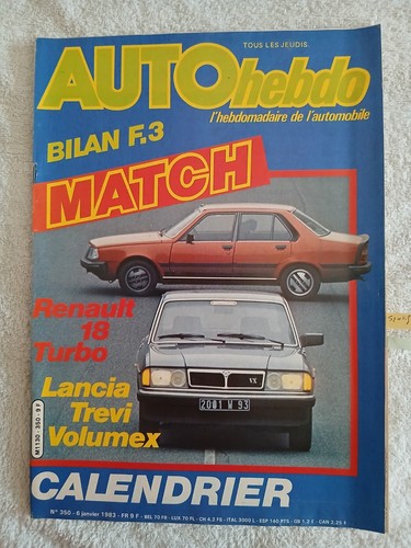 Auto hebdo 350 - auto,