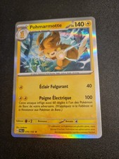 Carte Pokemon Rare (*) Pohmarmotte Holo PV 140 Num 76/193 Année 2023