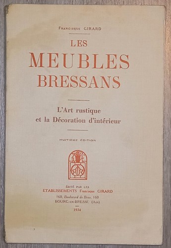 Livre les meubles - livre, bressans-