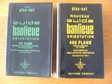 LOT DE 2 GUIDES DE BANLIEUE EDITIONS PONCHET