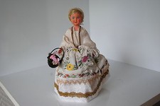 (N°8) ANCIENNE POUPEE FOLKLORIQUE DOLL PETITCOLLIN REGION TOURAINE