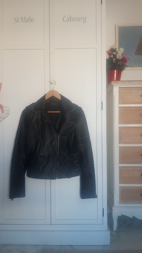 Blouson tout cuir - cuir, morgan