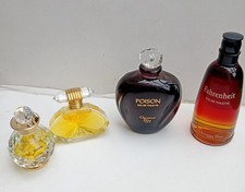 4 factices Flacon eau de toilette