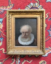 Ancien Portrait d'Homme à la