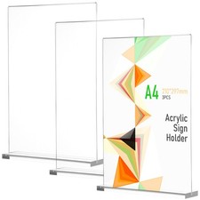  3 Pcs Porte Menu Affiche Portant Support D'affiche Porte-affiche De Table