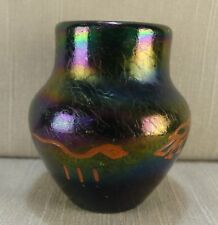 Ancien Vase en verre irisé Loetz Kralik ,pallme ,konig Art Nouveau 1900 Egypte