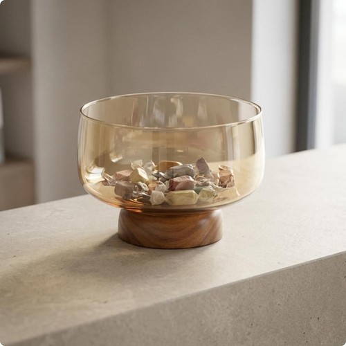 Coupe fruits verre avec - coupe, en