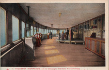 Carte postale paquebot - postale,