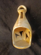 Joli Photophore En Gres, À Suspendre TBE