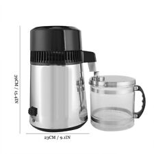 Distillateur d'eau Professionnel 4L acier inoxydable reservoir en verre