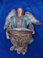 BENITIER ANCIEN / Old stoup - ANGE / Angel - SUPERBE / Magnificent ! RARE+++ !