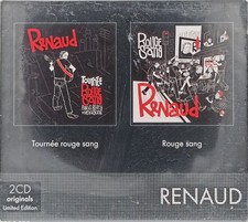 COFFRET 2 CD RENAUD - TOURNEE ROUGE SANG + ROUGE SANG  neuf sous blister