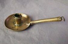 Bougeoir à main en laiton 19 ème siècle