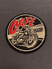 Patch brodé écusson thermocollant café racer NEUF