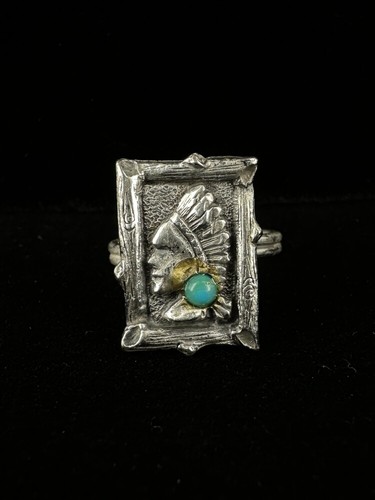 Bague ajustable turquoise - bague,