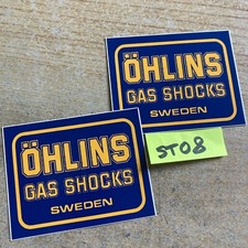 Autocollant publicitaire sticker amortisseur Öhlins X2