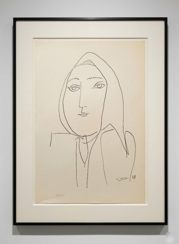Superbe lithographie portrait