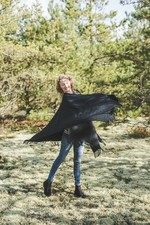 Châle wrap laine femmes - wrap,