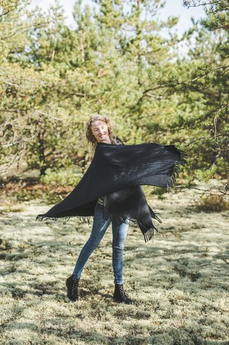 Châle wrap laine - laine, femmes