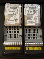 Lot de 2 disques dur HP SAS 1.8To ST1800MM0129 +caddys pour serveur, non utilisé