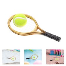  Raquette Tennis Plastique Jouets Miniatures Décoration De Maison