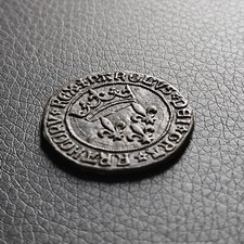 Jeton collection BP Charles VII Gros de roi 1447 n°13 Le trésor des rois de...